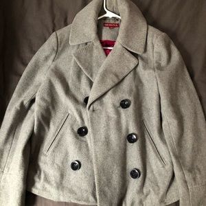 Grey Peacoat
